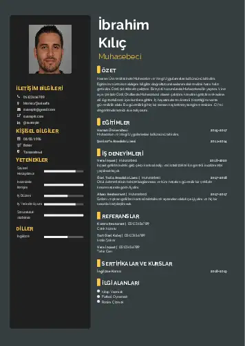 Muhasebeci Cv Örnekleri cv indir